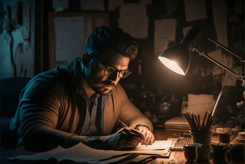 benefits of branding - small business owners working late