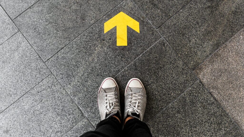 start of a customer journey