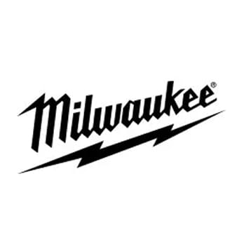 Milwaukee Tool logo: script wordmark crossed by a lightning bolt