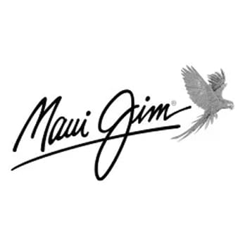 Maui Jim logo with its script wordmark and parrot in flight