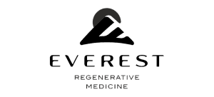 Everest Regenerative Medicine logo with a mountain peak and rising sun
